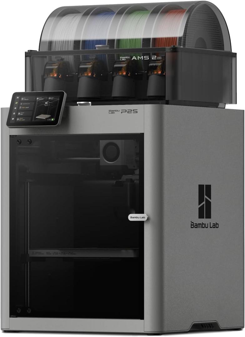 Bambu Lab P2S Combo, P2S 3D Printer & AMS 2 Pro, Multi-Color 3D Printing