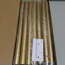 Extra Long Curtain Rods for Windows 32 to 240 Inch, 1 Inch Gold Heavy Duty Curtain Rods for Patio, Farmhouse, Bedroom, Living Room, Adjustable Metal Drapery Rod (A2,Gold,32"-240")
