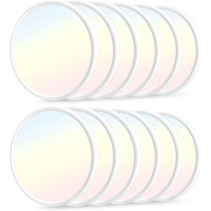 hunhun 12 Pack 3200lm LED Flush Mount Ceiling Light 28W 12 Inch 5CCT Adjustable Super Slim 0.87 inch led Ceiling Light Fixture Round Ceiling Lamp for Bedroom Living Room Kitchen Laundry White 