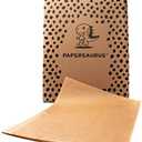 Papersaurus - 12" x 16" Natural Parchment Paper for Bakers (450 pcs) - Non-Stick Precut Sheets - Food Grade - Oven Safe Sheet Pan Liner - Great for Baking, Air Frying, and Cooking