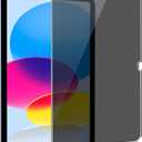 Privacy Screen Protector for iPad A16 11th/10th Generation 10.9 inch 2022/2025 9H Tempered Glass [Face ID & Apple Pencil Compatible] HD Clear Case Friendly