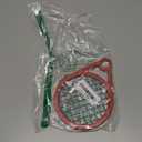 Twist It Up Comb (Red Desires) - Alternative to Hair Sponges, Creates Curls and Twists for Black Men, Tennis Racket Design