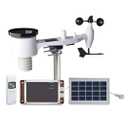 ECOWITT WH6006E US 433 MHz Weather Station Seven-in-One Solar Powered Wireless 4G/3G Cellular Weather Station with Remote Monitoring and SMS Alerts