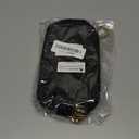 Small Makeup Bag for Purse, Small Cosmetic Bag with Ring Buckle & Inner Pockets, Portable Toiletry Makeup Pouch Purse for Travel Daily Use (Black)