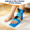 Upgraded Plantar Fasciitis Night Splint for Plantar Fasciitis Relief, Adjustable Plantar Fasciitis Brace for Achilles Tendonitis Heal Spur Foot Drop Pain Relief, Free Size for Men and Women