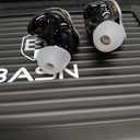 BASN Bmaster5 in Ear Monitors, 1DLC Diaphragm+4BA 5 Drivers IEM Earphones with Silver-Plated OFC Cable, Noise Isolation Wired Earbuds for Musicians (Silver)