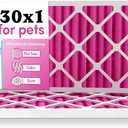 Colorfil 14x30x1 Air Filter (2-Pack) | Made in the USA | Color Changing | Remove Cat and Dog Odor | MERV 8 for Pet Hair Dander and Dust | 13.75"x29.75"x0.75" Exact Size