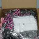 Old Lady Costume for Kids 100 Days of School Costume for Girls 100th Day of School Granny Old Lady Dress Up Accessory (8-10Years, Pink)