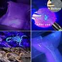 UV Flashlight Black Light, 3-in-1 Magnetic Flashlight Rechargeable, High Lumen Tactical LED Flashlight, 7 Modes Waterproof UV Light for Camping Emergencies Pet Urine Detection