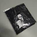 Mluiov Women's Sheer Mesh Ruffle Double Slit Skirt Asymmetrical Rave Festival Outfits Beach Flowy Bathing Suit Cover Up Black Size M