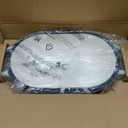 Enameled Cast Iron Sourdough Bread Oven, Dutch Oven, Loaf Cast Iron Bread Pan for Homemade Bread Baking, Meatloaf Pan with Lid, 5QT, Green