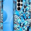Casetego for Galaxy S26 Ultra Case,Glow in The Dark Three Layer Heavy Duty Sturdy Shockproof Full Protection Rugged Hard PC+Soft TPU Bumper Case for Samsung Galaxy S26 Ultra 5G 6.9 inch,Bright Blue