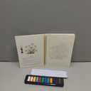 Watercolor Workbooks Coloring Book Beginner Friendly Painting Kit Easy Nature Scenes Paint Set Art Crafts for Creative Exploration Gift for Adults (Flowers, with Palette)