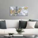 Belmrxne Abstract Wall Art Grey Wall Decor Modern Aesthetic Small Canvas Painting Entryway Artwork for Living Room Kitchen Bedroom Office Bathroom 12x24 Inches