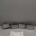 LEDUR 4x6 LED Headlight Dot Approved Hi/Lo Sealed Beam Replacement H4651 H4652 H4656 H4666 H6545 Compatible with Peterbilt Kenworth T600 W900 T800 Truck Peterbilt 379 S10 RV Freightliner