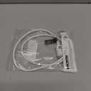 SatelliteSale Uni-Directional DisplayPort to HDMI Cable Male to Male 4K/30Hz 8.64Gbps Universal Wire PVC White Cord 3 feet