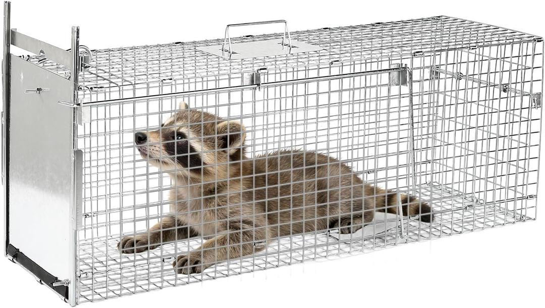 37" Heavy-Duty Folding Live Animal Trap Cage