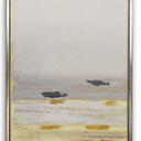 Framed Neutral Abstract Art, Acrylic Painting Abstract, Oil Painting Canvas, Textured Wall Art Canvas (Gold)