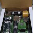 Remote Control Tractor Toy with Trailer | Metal Front & Front Loader Farm Vehicle Set with Lights & 8-Wheel Design, RC Tractor Truck for Boys Ages 3-9, Fun Farm Toy Gift for Kids (Green)