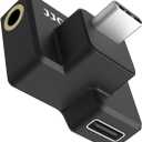 3.5mm Audio Mic & USB-C Adapter Accessories for DJI Osmo Action 1 Camera (Only) with 3.5mm Microphones Jack & USB-C Connector