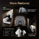 3 x App1e AIRP0Ds Pro Alternative Wireless Ear Buds, Studio-Quality, Deep Bass, Enhanced Audio Clarity, Bluetooth 5.4 Earbuds, ENC Noise Cancelling Call, Secure Fit Memory Foam Tips, IPX6 Waterproof(White