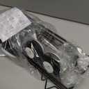 LEVERLOC Shower Caddy Suction Cup, 2 Pack suction shower shelf with Hooks & Soap holder, NO-Drilling Bathroom Holder, Rustproof bathroom organizer, Black