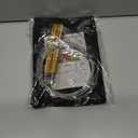 Goothdurs Speed Jump Rope Tangle-Free with Ball Bearing - Adjustable & Self-Locking Aluminum Skipping Ropes with Carrying Pouch Ideal for Crossfit Training, Boxing, and MMA Workouts (8.85 ft(for Height&lt;5'9"), A4-Gold)