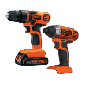 Black & Decker 20V MAX Drill/Driver Impact Combo Kit  