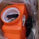 Battery Powered Backpack Sprayer 4.2 Gallon,Adjustable Wheeled Cart, 0-94 PSI,6 Hours Long Battery Life,12V 8Ah Battery,Backpack Sprayer with 10 Nozzles for Weeding, Spraying, Cleaning