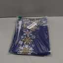 Gold White Snowflakes Christmas Placemats Set of 6, Winter Xmas Holiday Heat Resistant Washable Table Place Mats Navy Blue Cotton Table Linens Party Holiday Decor for Kitchen Dining Outdoor Indoor (18x12 inch x6 pcs)