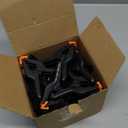 24 Pack 3.5 inch Plastic Spring Clamps, Black Heavy Duty Clips, Backdrop Clips, Plastic Clamps for Crafts, Backdrop Stand, Woodworking, Photography