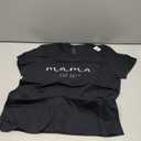 Mother's Day Shirts Mom Since 2014 Mama Est 2014 T-Shirt (Black), Size L