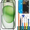 TFT for iPhone 14 Pro LCD Display for iPhone 14 Pro Screen Replacement for A2890, A2650, A2889, A2892 Touch Screen Digitizer Assembly Repair Kits Black
