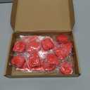 Anniversary Decorations, Happy Anniversary Banner, Hanging String Hearts, Red and Gold Balloons, Love Balloon, Red Silk Rose Petals for Wedding Bridal Shower Bachelorette Party Decorations