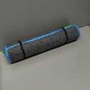 Vivifying Snuffle Mat for Dogs, Interactive Dog Puzzle Toy for Boredom and Mental Stimulation, Enrichment Feeding Game Sniff Mat Helps Slow Eating and Keep Busy (Blue Green Orange)