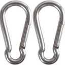 3.5" Heavy Duty Carabiners 700LB Weight Capacity, Spring Action Snap Hook Attachment, Anti-Rust for Hammocks, Swing Chairs, Gym Equipment, Camping Pack of 2