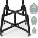Green Big Egg Nest, Rolling Cart for Big Green Egg Accessories