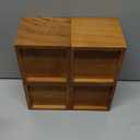 4-Inch Solid Pine Furniture Risers  2000LBS Capacity, Tool-Free Install, Natural Wood Design for Beds, Sofas & Desks (4 Inch)