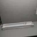 Baseboard Heater Cover, 3FT-6FT Retractable Galvanized Steel Easy Slip-On Baseboard Heater Cover, with Left and Right End Covers, Suitable for Bathroom and Hydronic Home Heating Systems