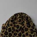 Newfancy Women Men Winter Hats Leopard Print Cuffed Beanie Double Layers Thick Knitted Soft Warm Slouchy Skull Ski Cap
