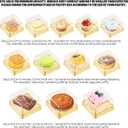 BenRan 100Pack Mooncake Box for Mooncake Mini Cakes Macarons-cookies, Moon-Cake Dessert Box with Thank You Stickers(B-3Inches-100Pack-Gold)