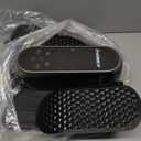 Under Desk Elliptical Machine, Electric Leg Exerciser for Seniors with 12 Adjustable Speeds, Auto & HR Modes, Portable Quiet Seated Pedal Exerciser with Remote Control