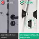 NiHome RV Magnetic Door Stop for Door Holding & Stopping, Easy Install Non-Obtrusive Design, Flexible Mounting Options for Older Homes & Uneven Doors, Protects Walls, Suitable for All Rooms (1PC)