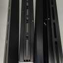 EVERHANGER Ceiling Storage Rack, Heavy Duty Overhead Storage Rack for Garage, Adjustable Ceiling Bin Storage System, 8 Sets for 7 Bins, 16 Inch