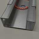 Chain Drive Enclosed C-Channel Garage Door Opener Rail Extention Kit