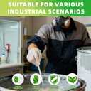 100 Pcs Disposable Food Prep Gloves, Clear Polyethylene, Lightweight Textured Grip, For Food Service, Kitchen Cooking, Baking, Grilling, Serving & Restaurants