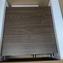 Vinyl Record Player 10-in-1 Music Center Turntable Built-in Speakers Support 3 Speed BT Wireless Input/Output AM/FM Radio CD Cassette Tape Player Aux RCA Auto Stop Vinyl Recording to USB/TF Card Brown (Walnut)