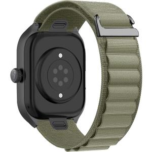 Alpine Loop Nylon Band - Compatible with Apple Watch Ultra 2/Ultra Bands 49mm 45mm 44mm for Men Women, Adjustable with Metal C Hook Strap for iWatch Ultra 2 iWatch Ultra Series 10 46mm SE/9/8/7/6/5
