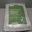 Ultra Soft Twin Size Mattress Topper - Viscose Made from Bamboo Pillow Top Mattress Pad for Back Pain Relief - Naturally Cooling for Hot Sleepers, Green