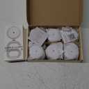 X-Sense Mini Smoke Alarm, 10-Year Battery Fire Alarm Smoke Detector with LED Indicator & Silence Button, XS01, 6-Pack